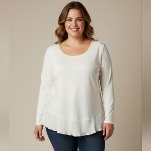 NWOT Attitudes by Renee Long Sleeve Top